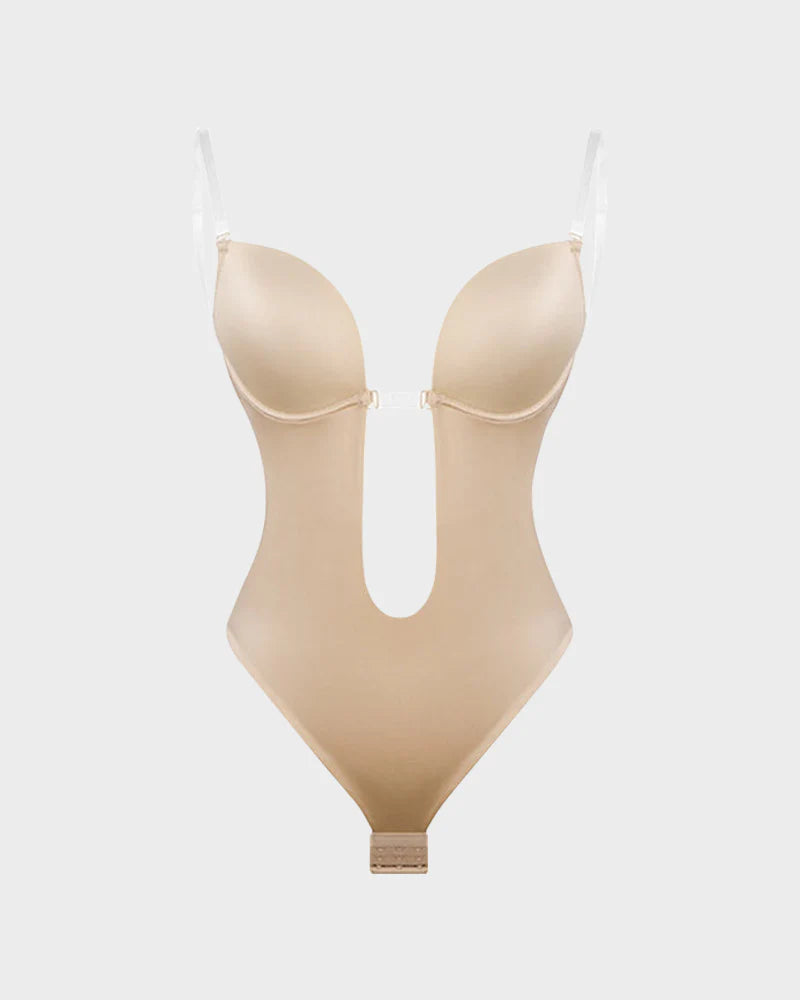 AirSculpt Trägerloser U Plunge Tanga-Bodysuit - bodysuit