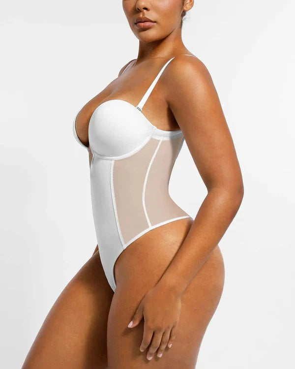 AirSculpt Deep Plunge String-Bodysuit mit tiefem Rücken 2