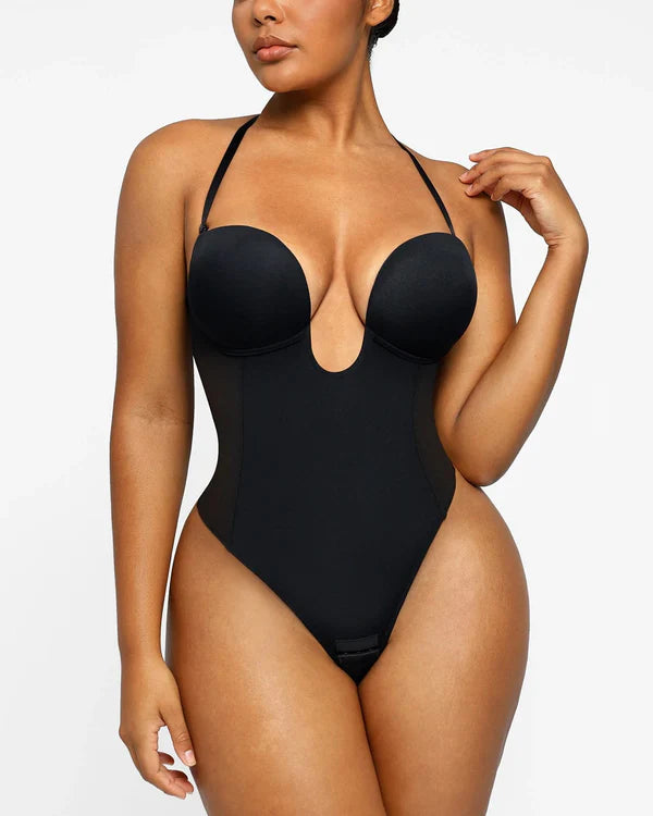 AirSculpt Deep Plunge String-Bodysuit mit tiefem Rücken 2