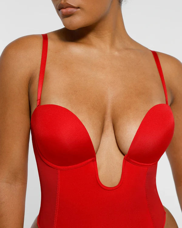 AirSculpt Deep Plunge String-Bodysuit mit tiefem Rücken 2