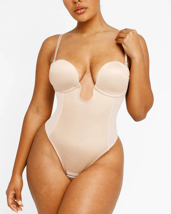 AirSculpt Deep Plunge String-Bodysuit mit tiefem Rücken 2