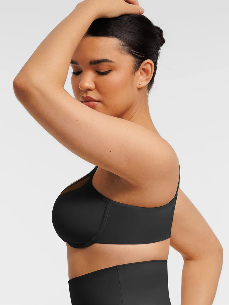 Bügelfreier BH AirSculpt Sheer Mesh Full Coverage Unpadded Underwire Bra 4
