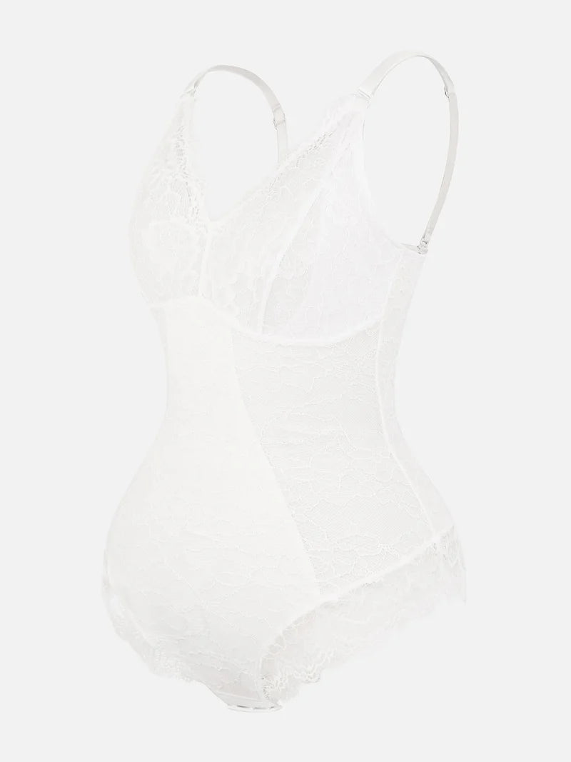 AirSculpt Spitze V-Ausschnitt Ganzkörper-Bodysuit 2