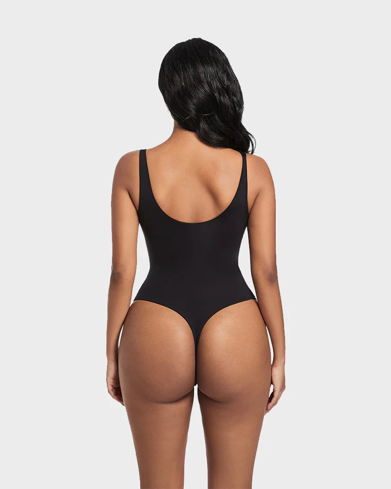 AirSculpt Ärmelloser Bodysuit mit Rundhalsausschnitt - bodysuit