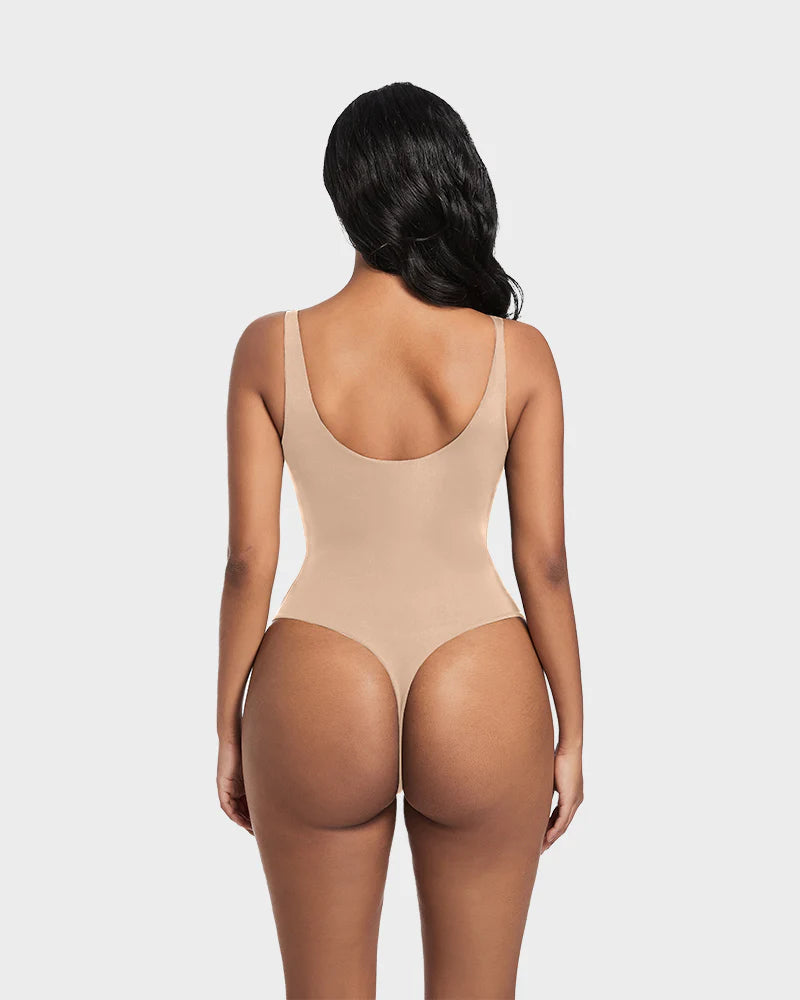 AirSculpt Ärmelloser Bodysuit mit Rundhalsausschnitt - bodysuit